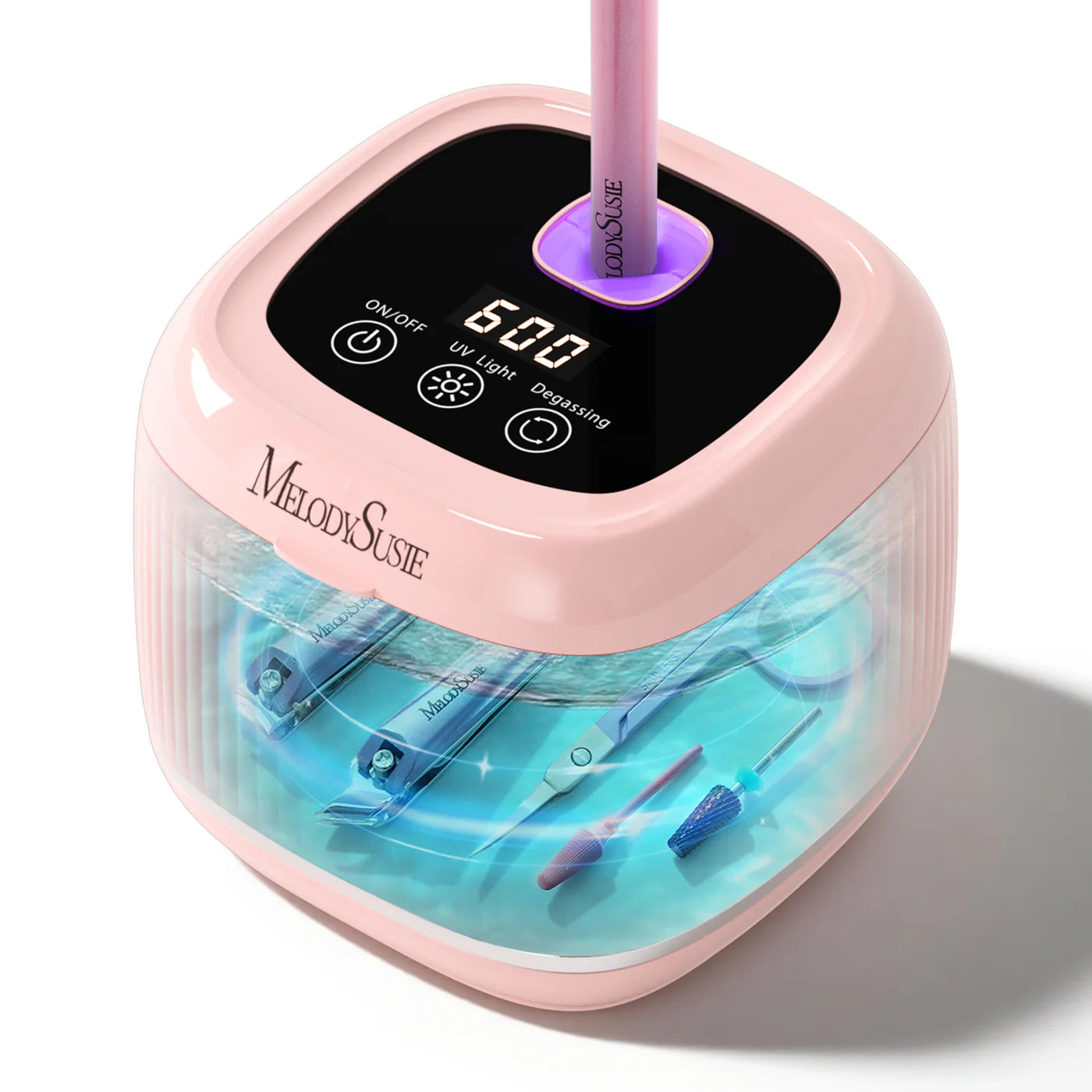 2 in 1 Ultrasonic Cleaner for Manicure and Sanitizing