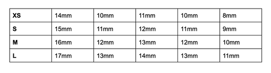 Sizing kit fyrir Handgerðar Pressons