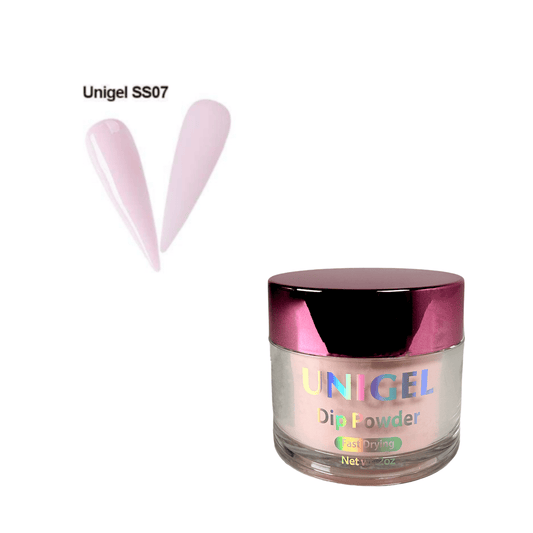 Unigel Akrýl duft 2in1 Dipping - Bleikt