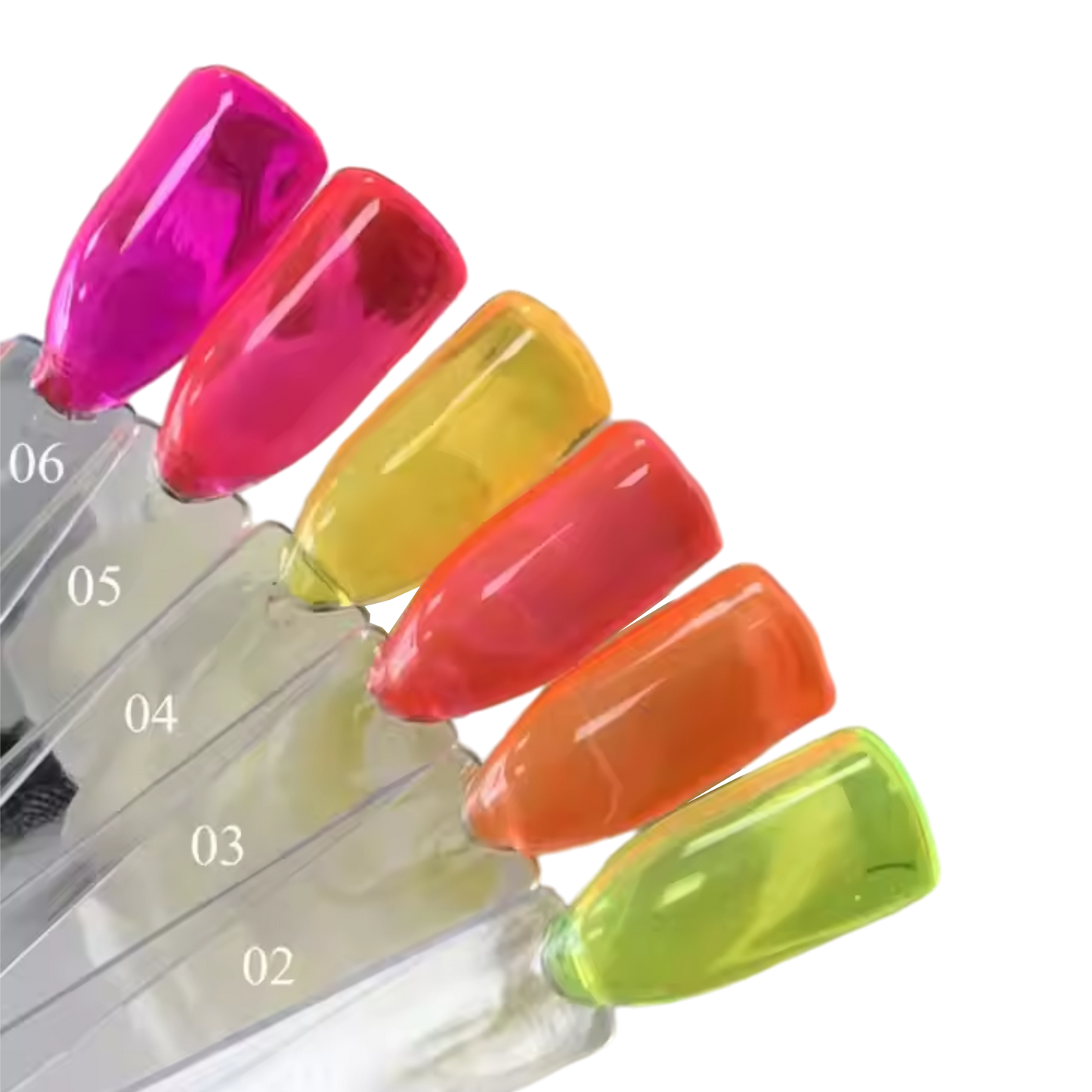 Jelly Neon Gegnsæir litir