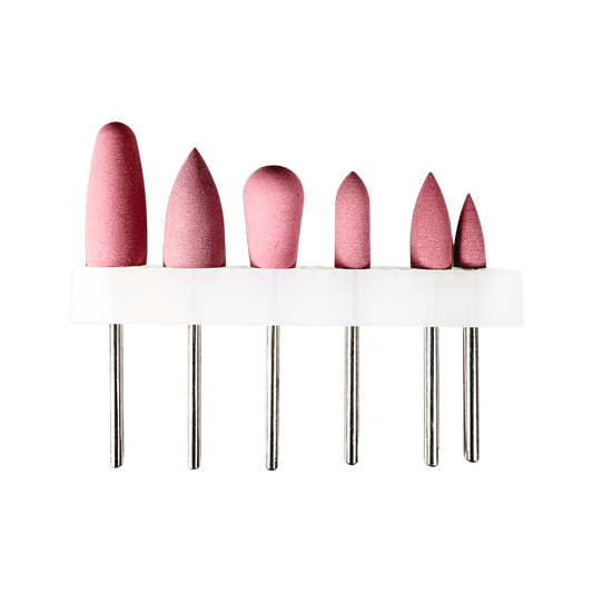 Silicone Nail Drill Bit Bleikir