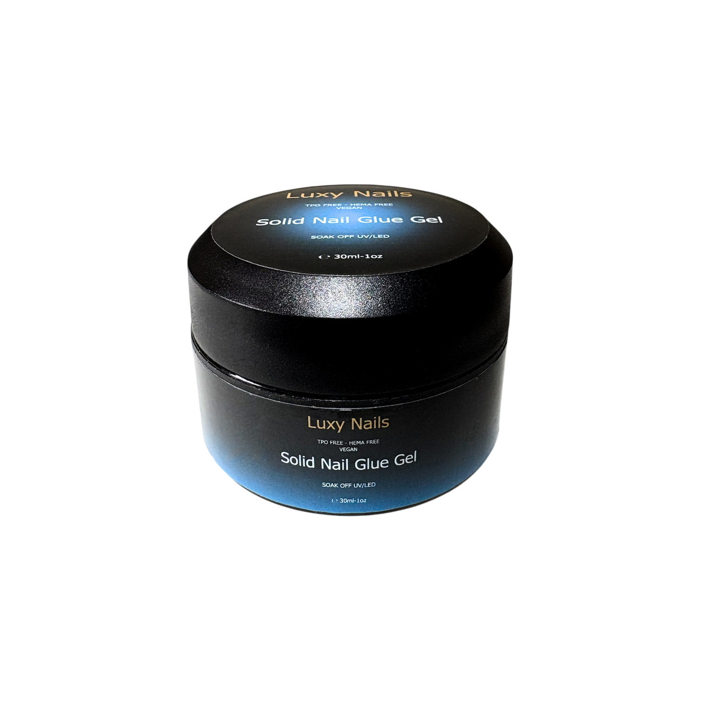 Solid Nail Glue Gel - White