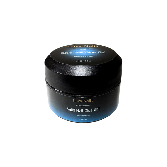 Solid Nail Glue Gel - White