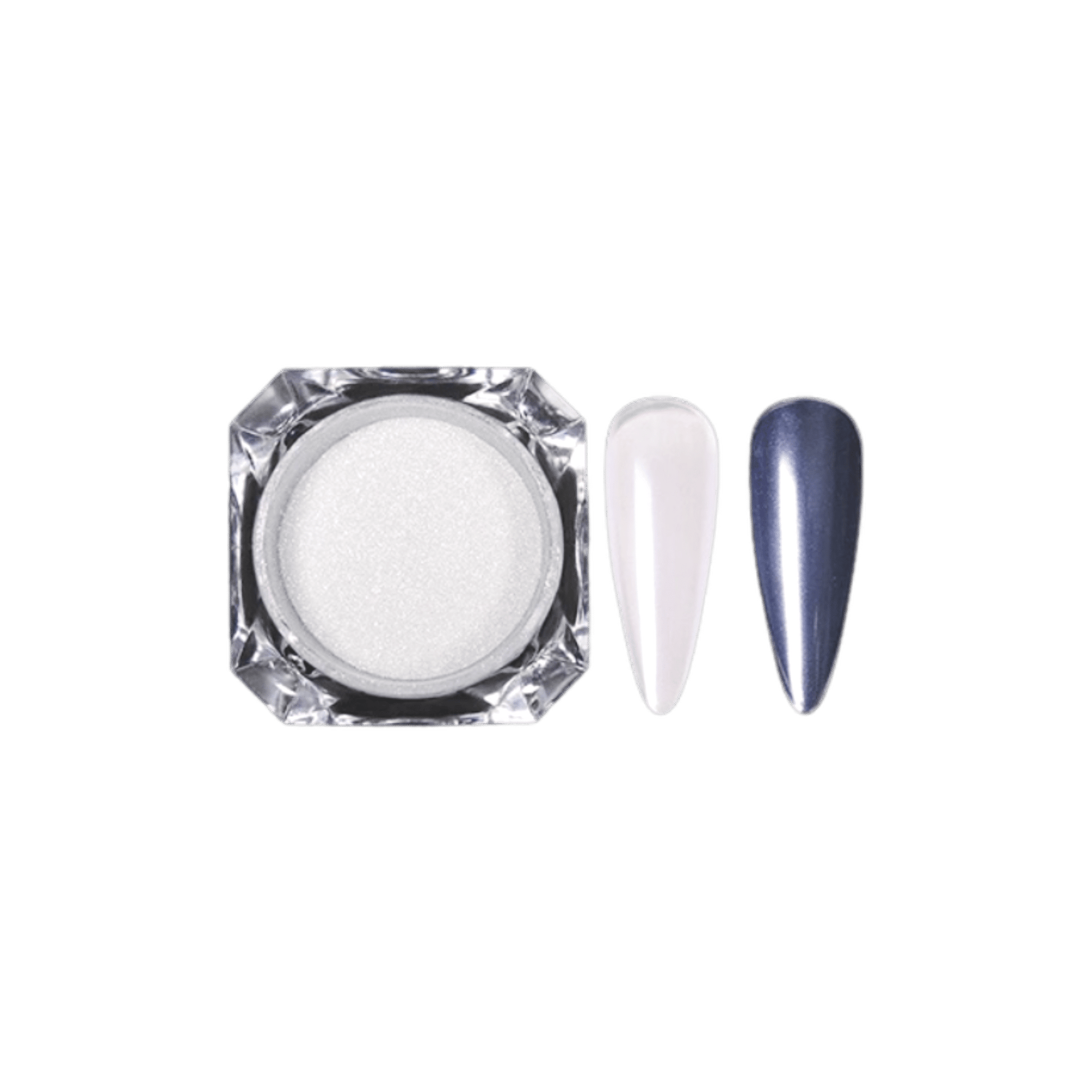 Pearl effect powder Chrome Nail Art Pigment Glazed Donut Aurora Shimmer- Perlu áferð naglaskraut